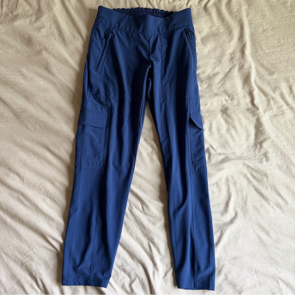 Athleta Royal Blue Elastic Waist Joggers